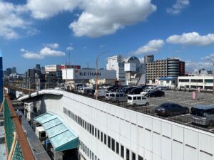 屋上より北西方向